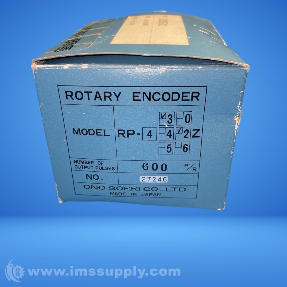 Ono Sokki RP-432Z Rotary Encoder FNOB