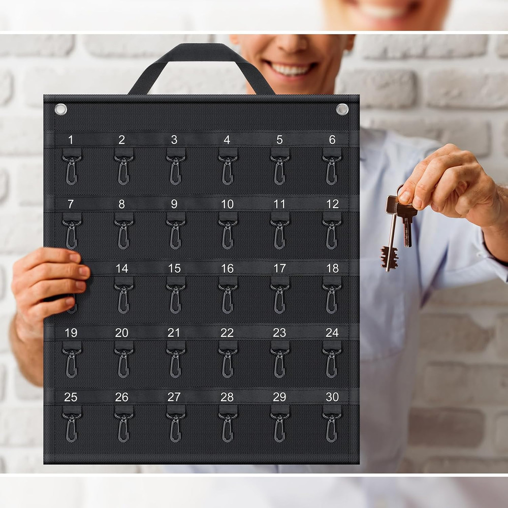 Rollable Key Case 30 Keys Roll up Key Case Organizer for Professionals Flexible