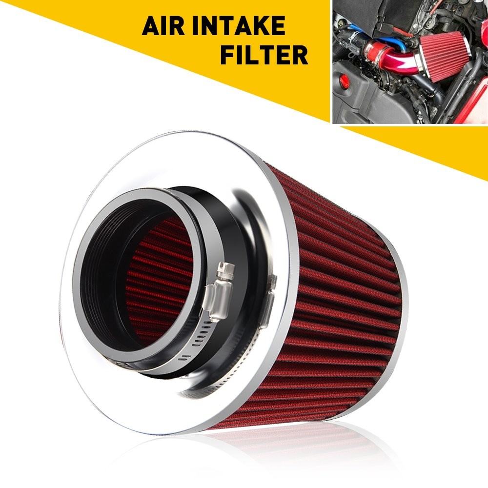 Cold Kit Intake Filter Air Power Induction Flow Pipe System Hose Accessory Car