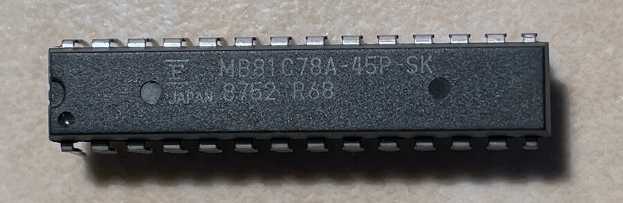 Fujitsu MB81C78A-45P 8K x 8 Static RAM