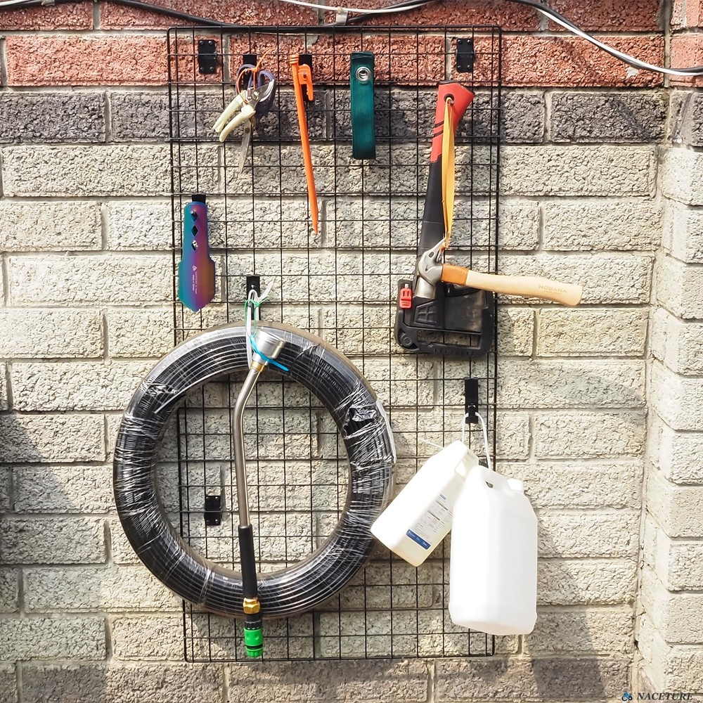 Double Gridwall Hooks- 24 Pcs Display Hooks for Grid Wall Panel- Grid Wall Ho...