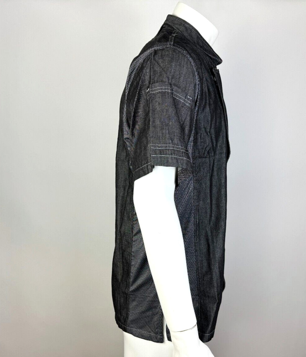 Chef Works Urban Delancey Chef Coat Mens M NWT Short Sleeve Stretch SEZ01