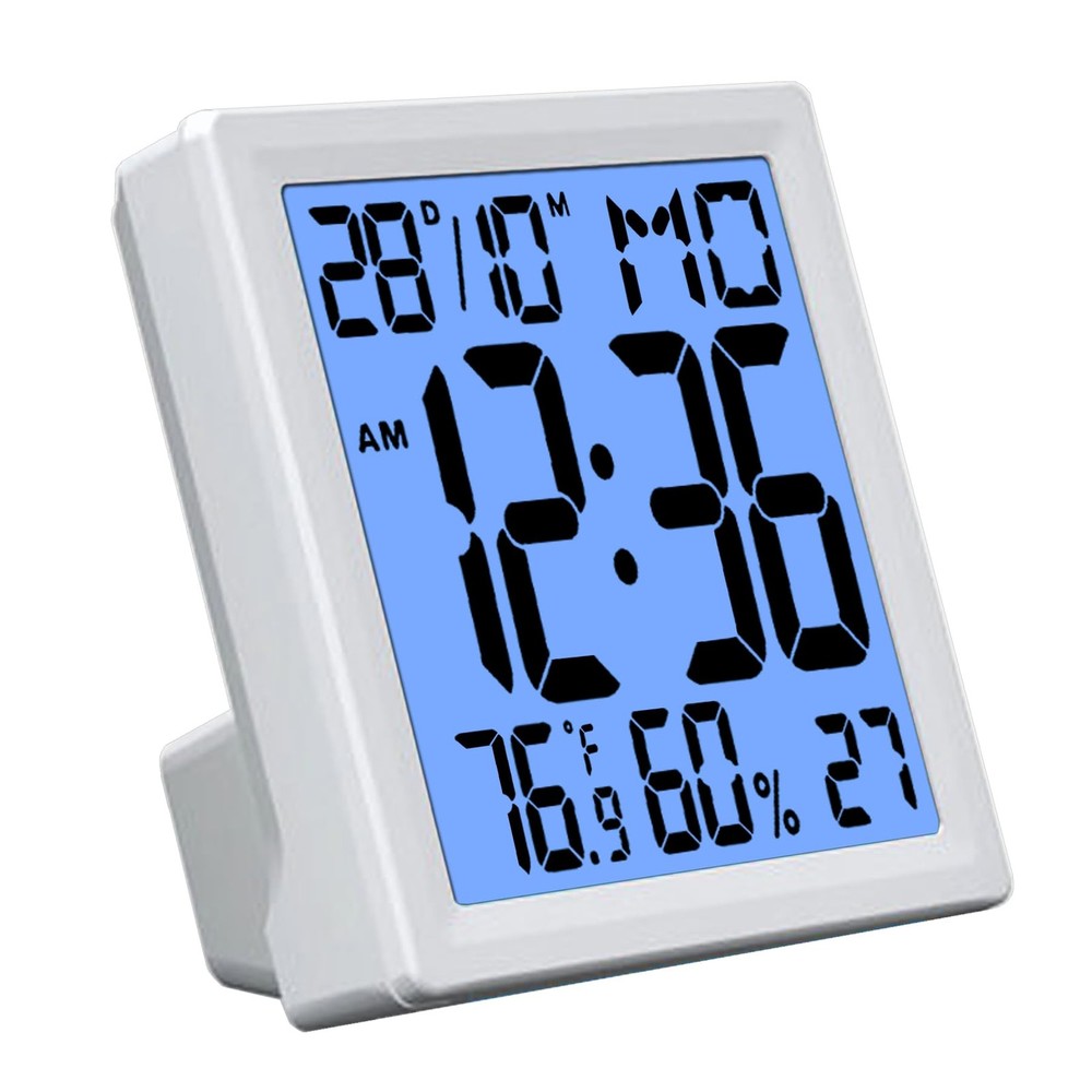Digital Alarm Clock Mini Size for Bedside, Big Numbers Display with Backlight...
