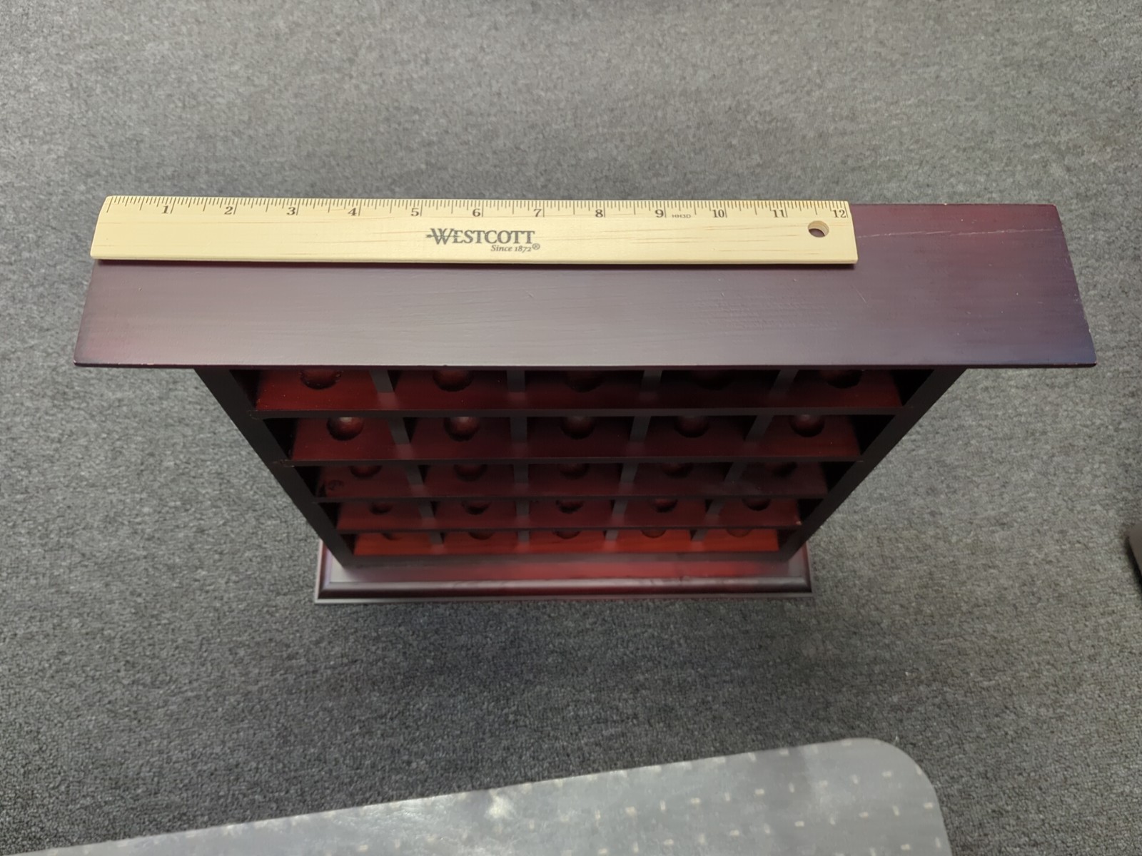 Dark Cherry Golf Ball Display Rack