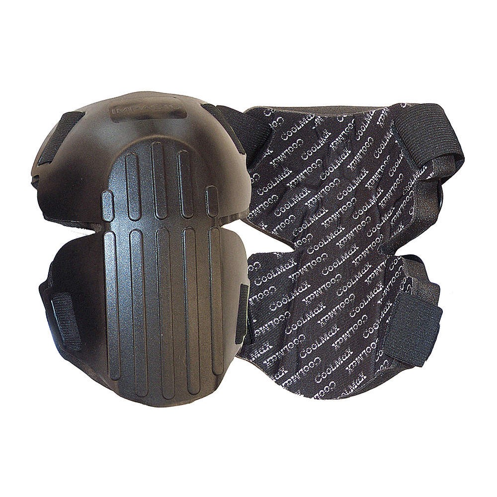 IMPACTO 82500000001 Knee Pad,UNIV,Hook/Loop,Black,PR 21NN28