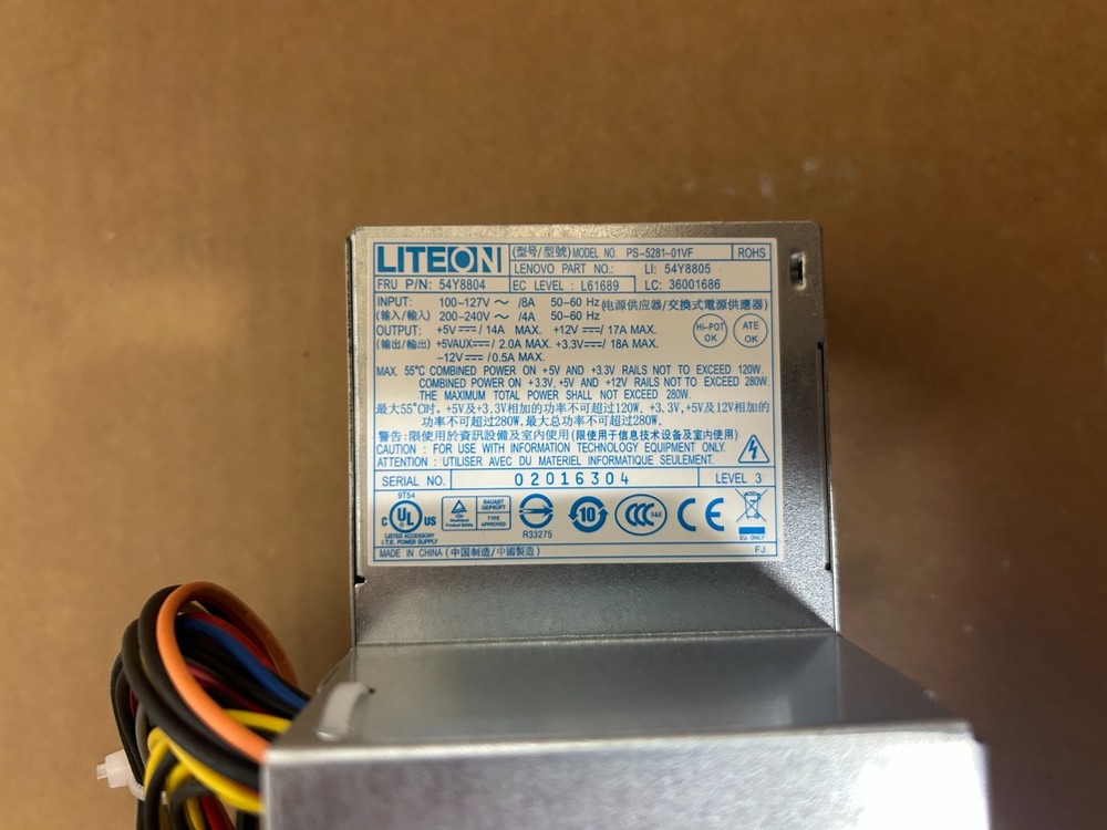 LiteOn 54Y8804 Power Supply