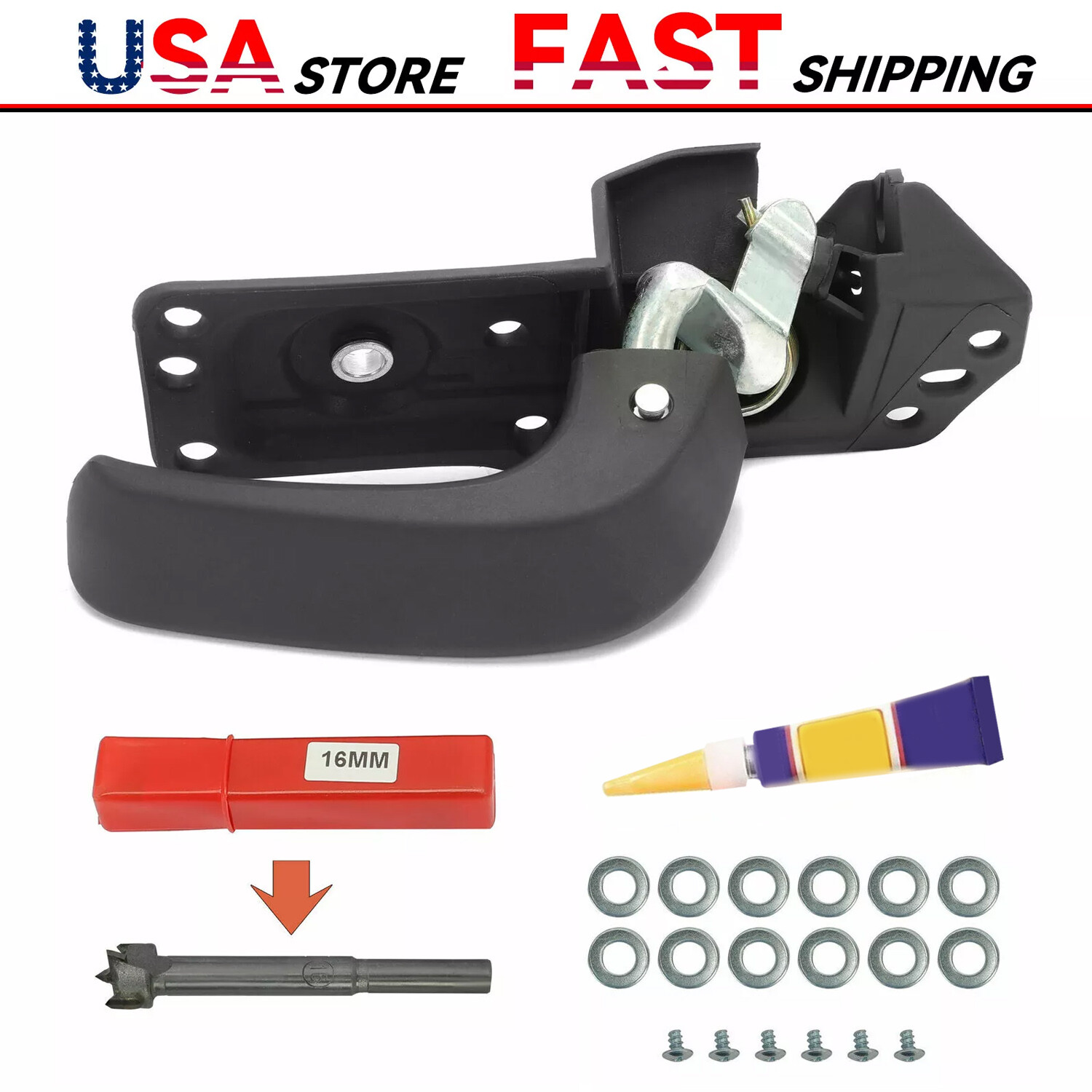 Door Handle Repair Kit Interior Inside LH For 07-13 Chevy Silverado GMC Sierra