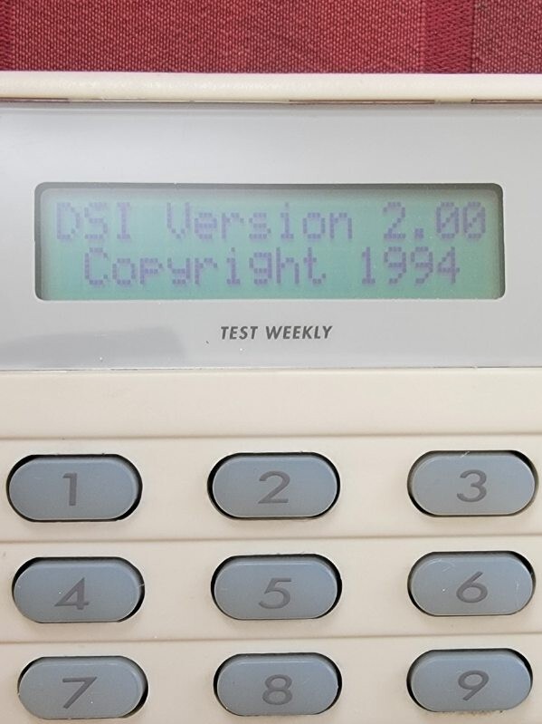 Simplex Security DS Detection Systems LCD Keypad 3007-9502