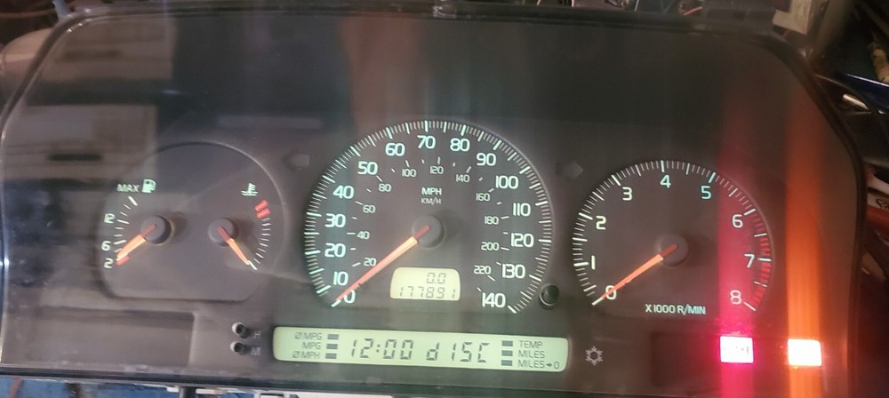 2002 C 70 INSTRUMENT CLUSTER REPAIR SERVICE .