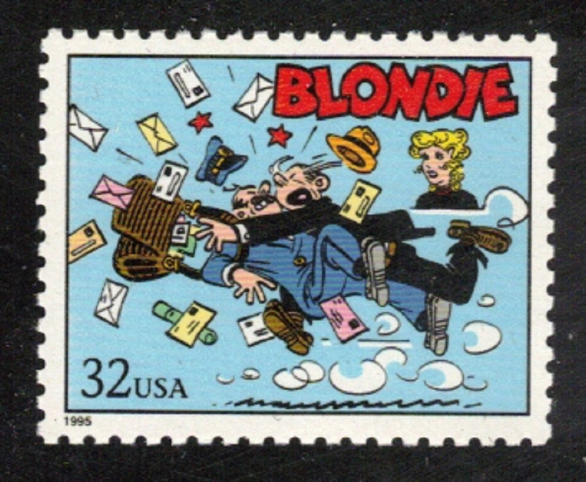 Scott  #3000-l... 32 Cent....Comics...Blondie ...2 Stamps