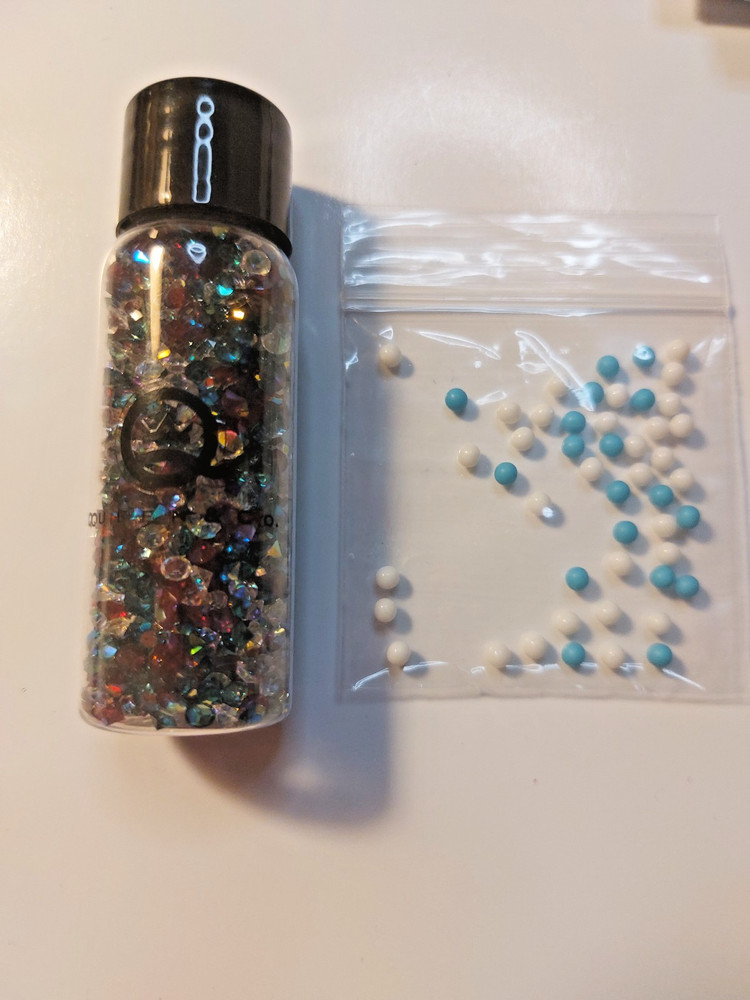 Queen & Co Snow Globe Kit RARE Complete + Twine/Thread & Extra Diamonds Sequins