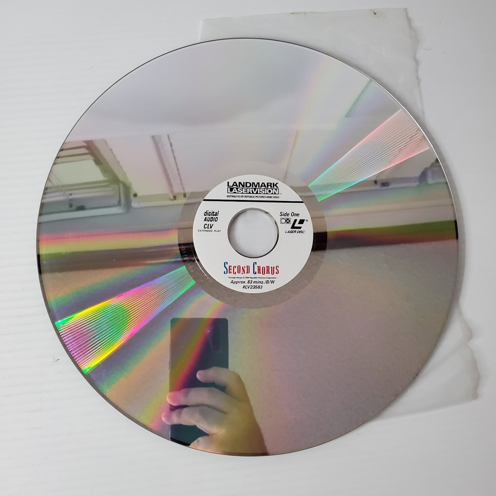 Second Chorus Laserdisc Digitally Mastered Extended Play Landmark Laservision
