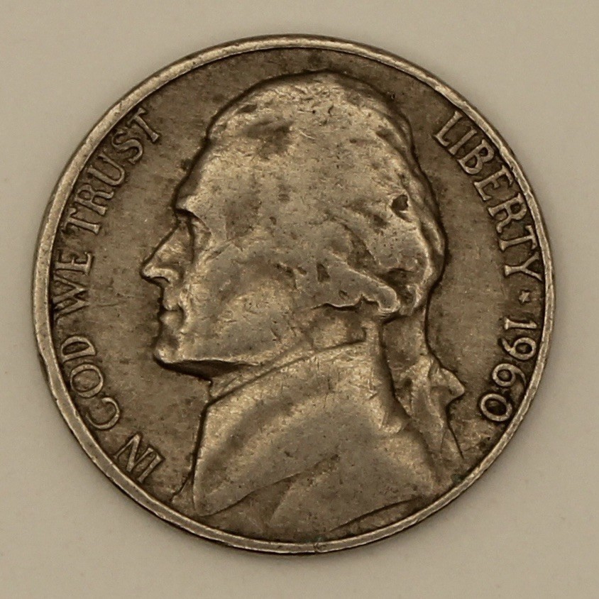 1960-D Jefferson Nickel