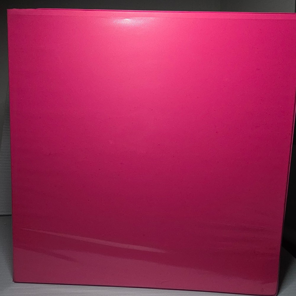 BINDER FOLDER 3"- 3D Slant Ring (Various Designs)w/ pockets +customizable CHOOSE