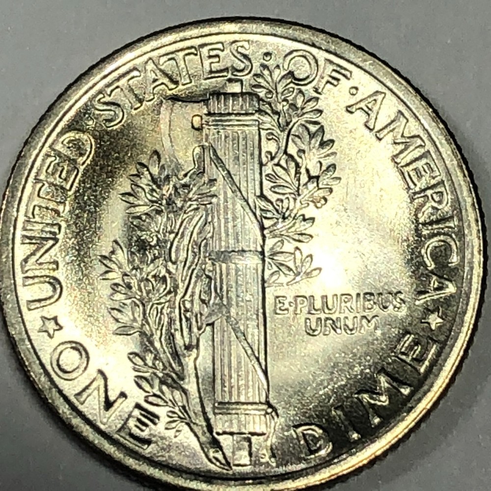 1917 - Uncirculated Mercury Silver Dime - #19441