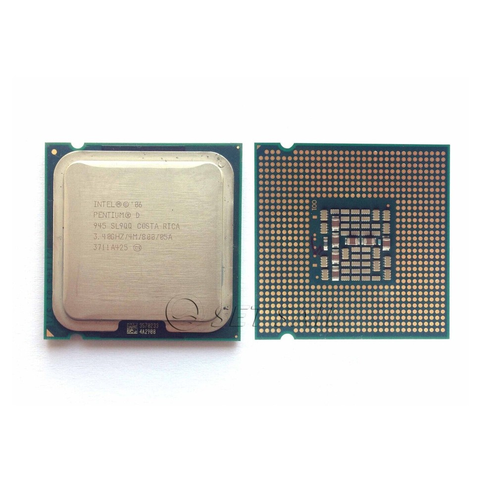 Working Intel Pentium D 945 3.4 GHz Dual-Core SL9QB CPU Processor LGA 775