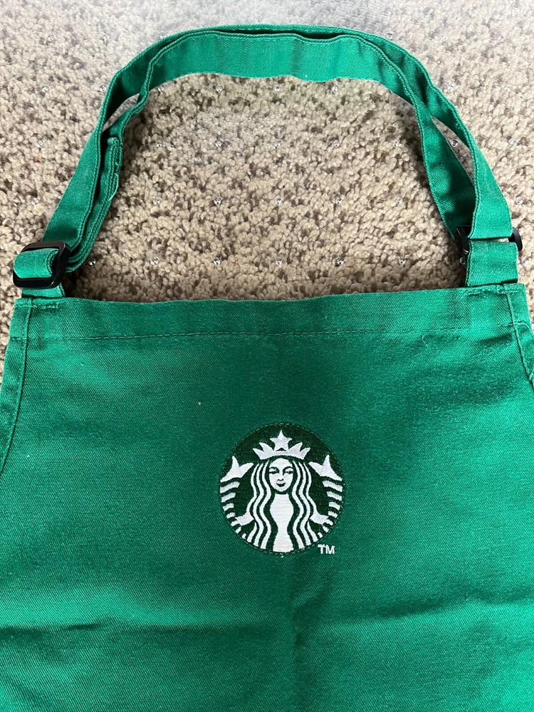 Starbucks Aprons(Green)-Used- All 4 Authentic