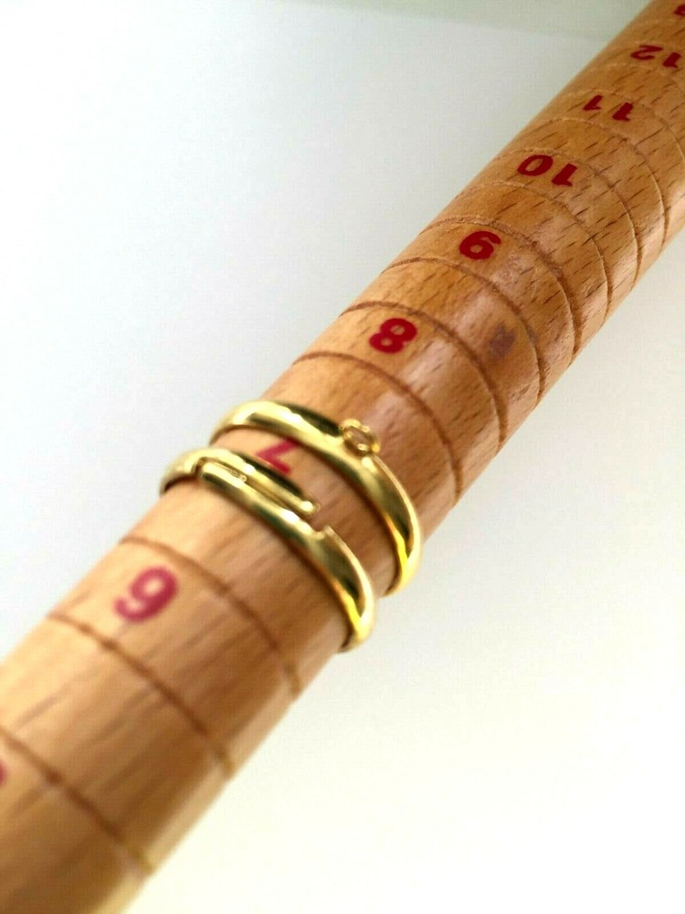 6 Pcs Gold Plated  Adjustable Ring  With one Loop Ring Making