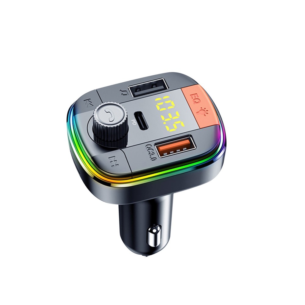 High-Speed USB 2.0 Fast Charging Car MP3 Player FM Transmitter Bluetooth 5.0