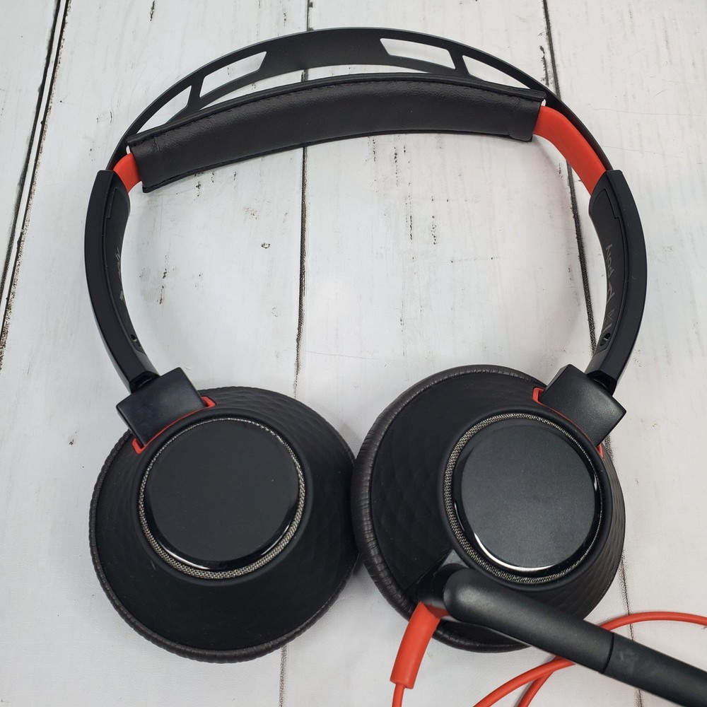 Plantronics Poly Blackwire 5220 Stereo USB-C & 3.5mm Wired Headset With Mic EUC