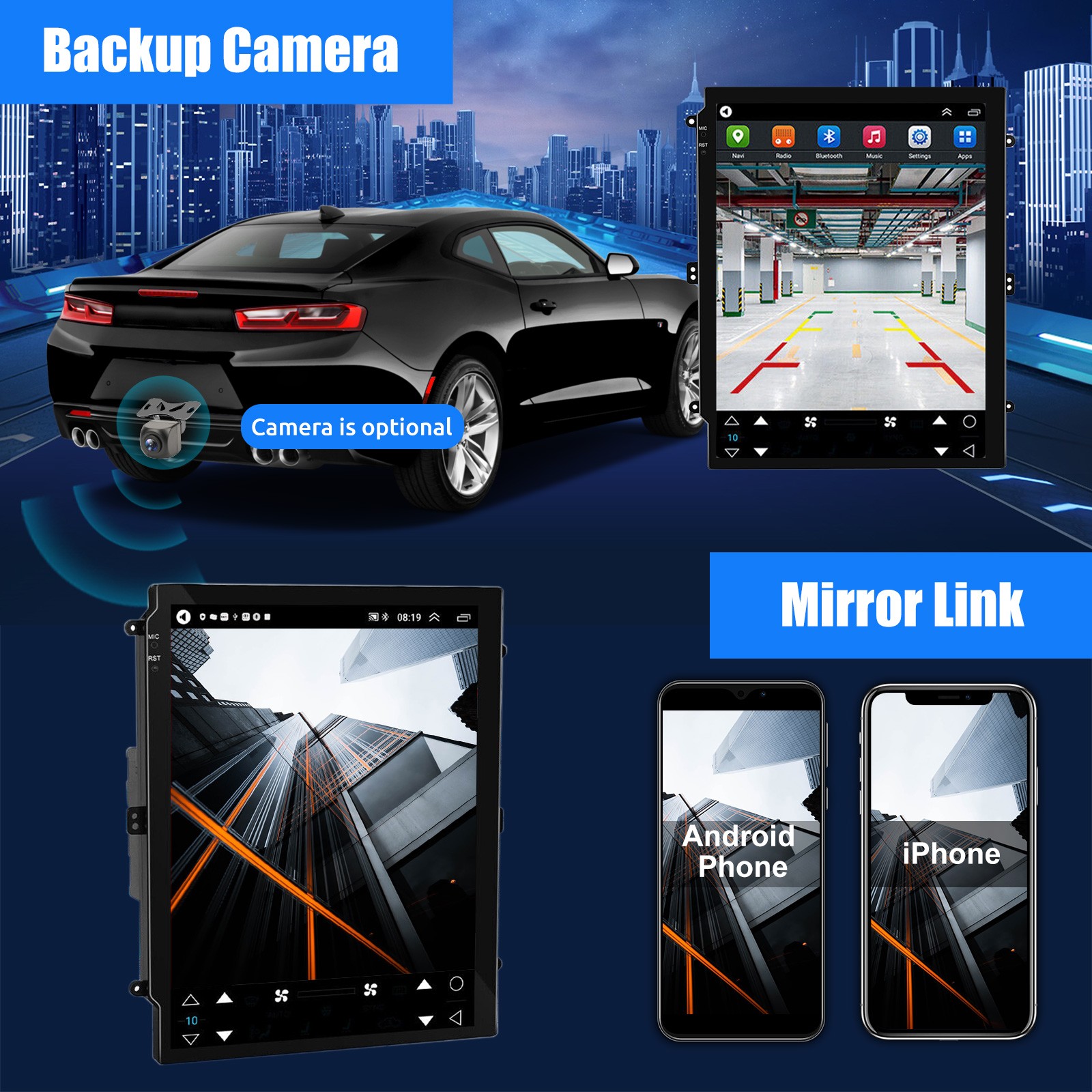 For Ford Focus 2012-2018 Apple Carplay Android 15 Car Stereo Radio GPS Navi WIFI