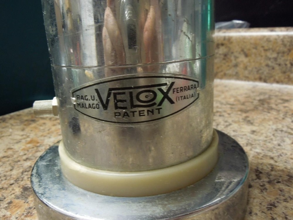 Vintage Original Velox A Volt Espresso Maker / Machine - As Is, Untested