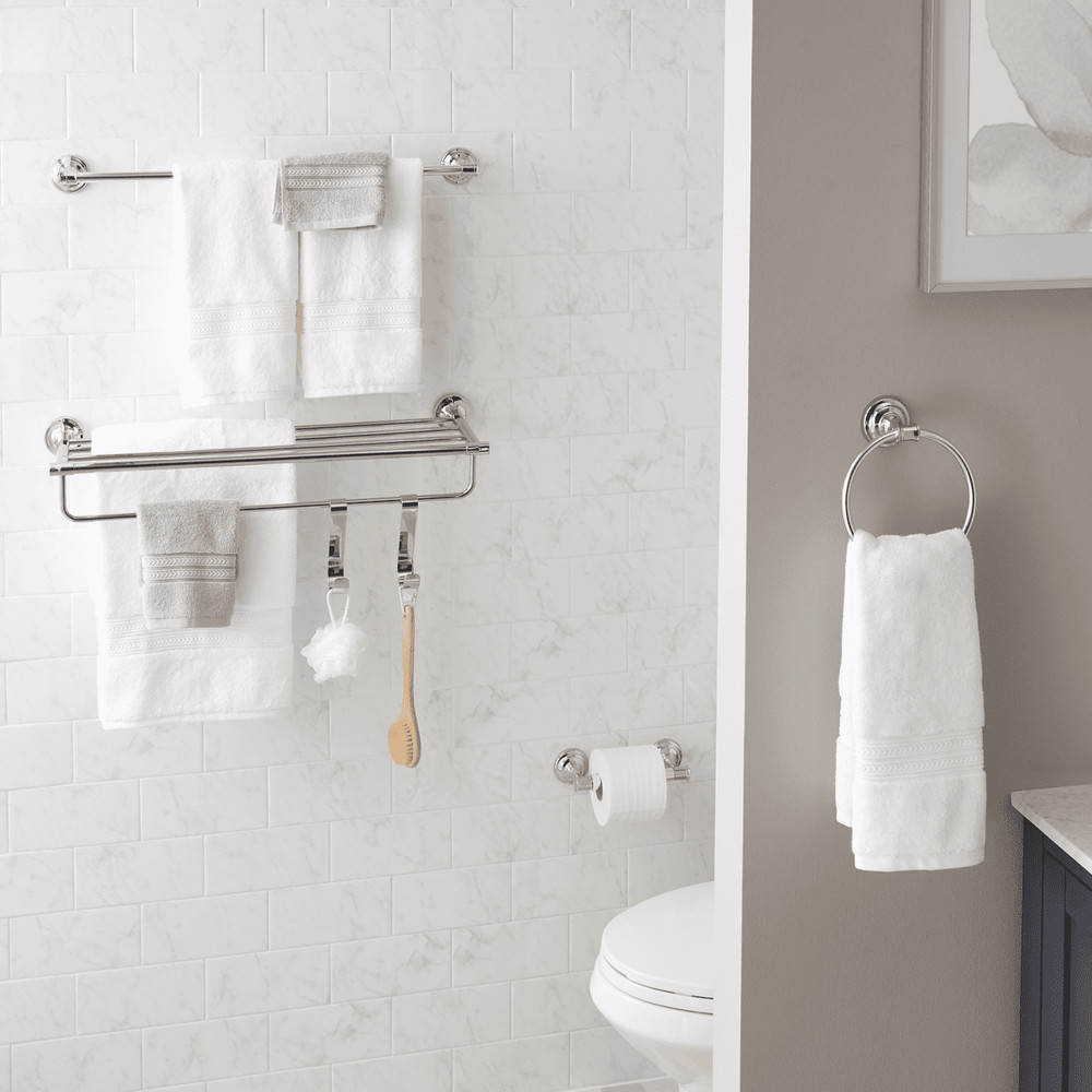 Cameron 3-Piece Bath Accessory Kit Chrome
