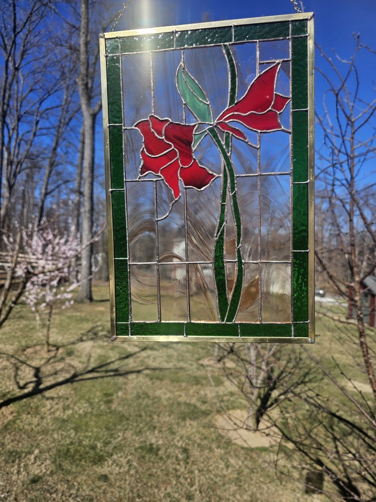 Stained Glass Window Panel Suncatcher