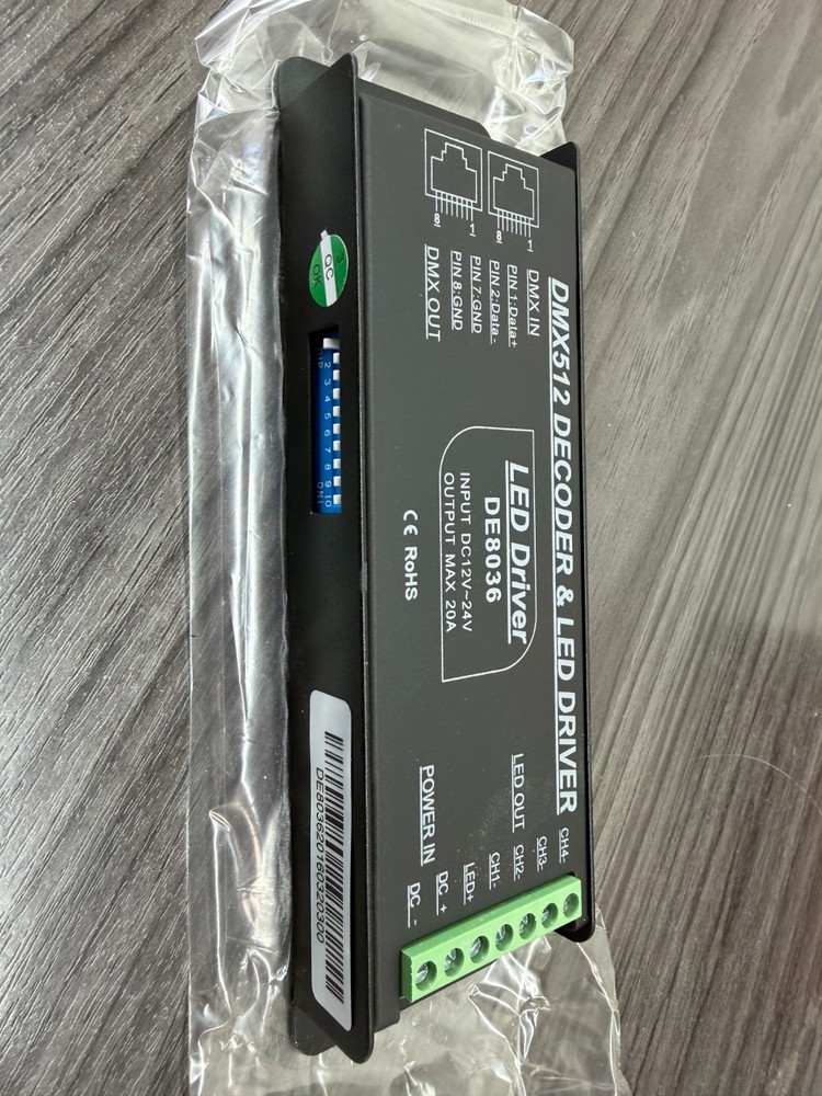 DMX512 Decoder & LED Driver DE8036