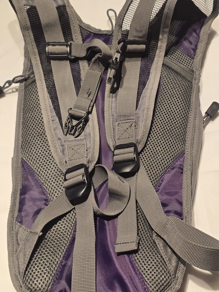 BCG Purple / Gray Hydration Backpack Without Bladder