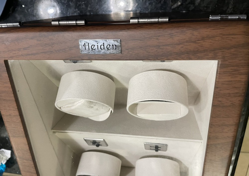 Heiden Quad Watch Winder Untested No Power Cable