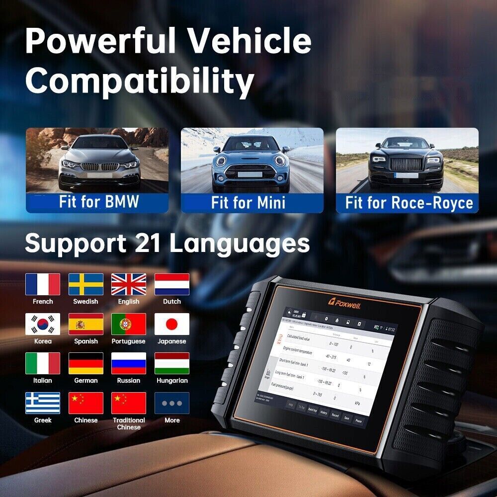 NT710 Elite for BMW Bidirectional OBD2 Scanner Full System Diagnostic ECU Coding