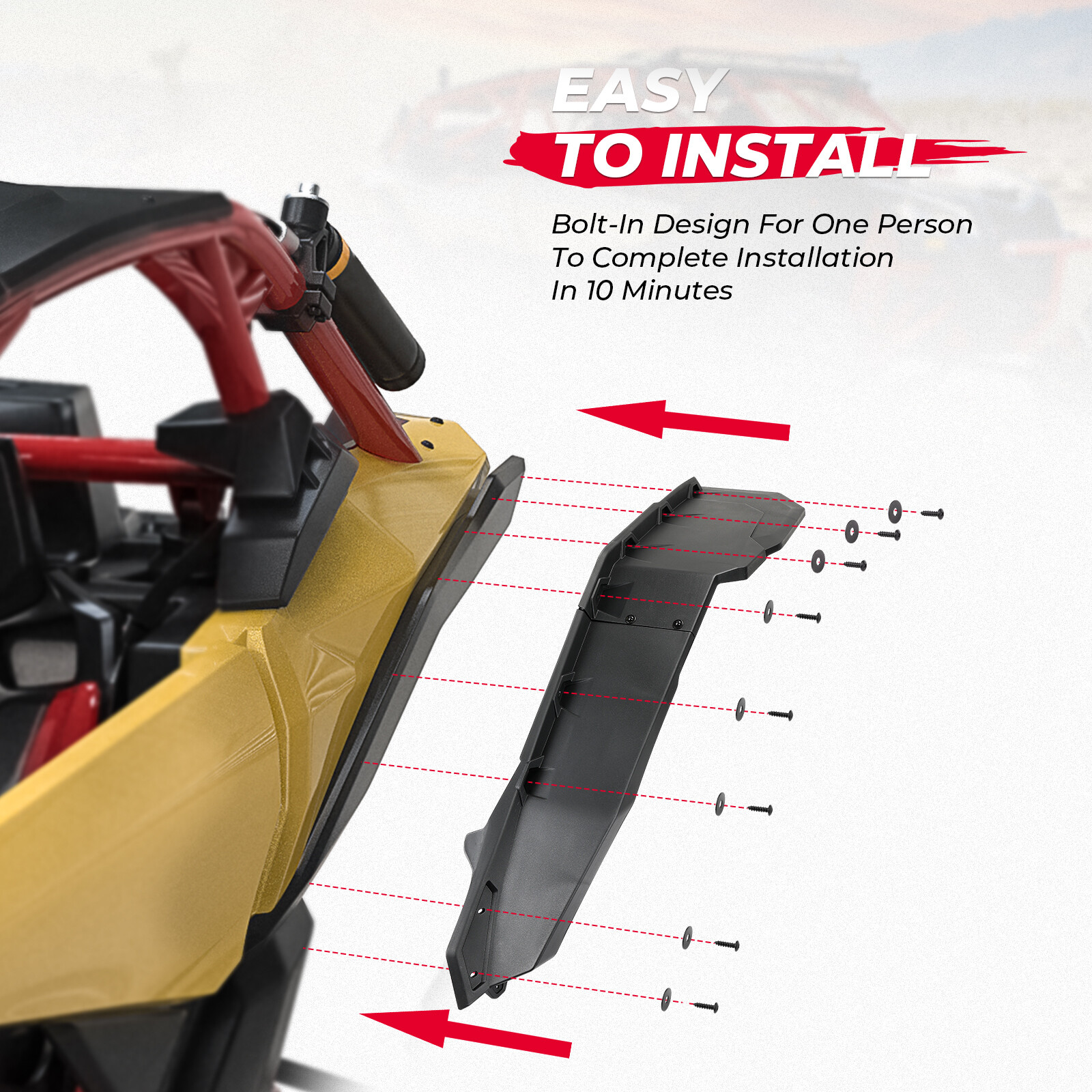 Upgraded Ultra Wide Mud Fender Flares For Can-Am Maverick X3 Turbo R 2017-2024