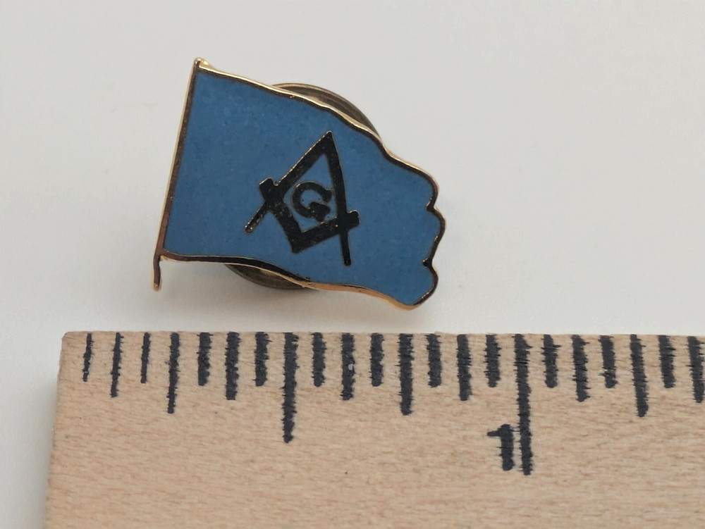 Masonic Flag Lapel Tack Pin