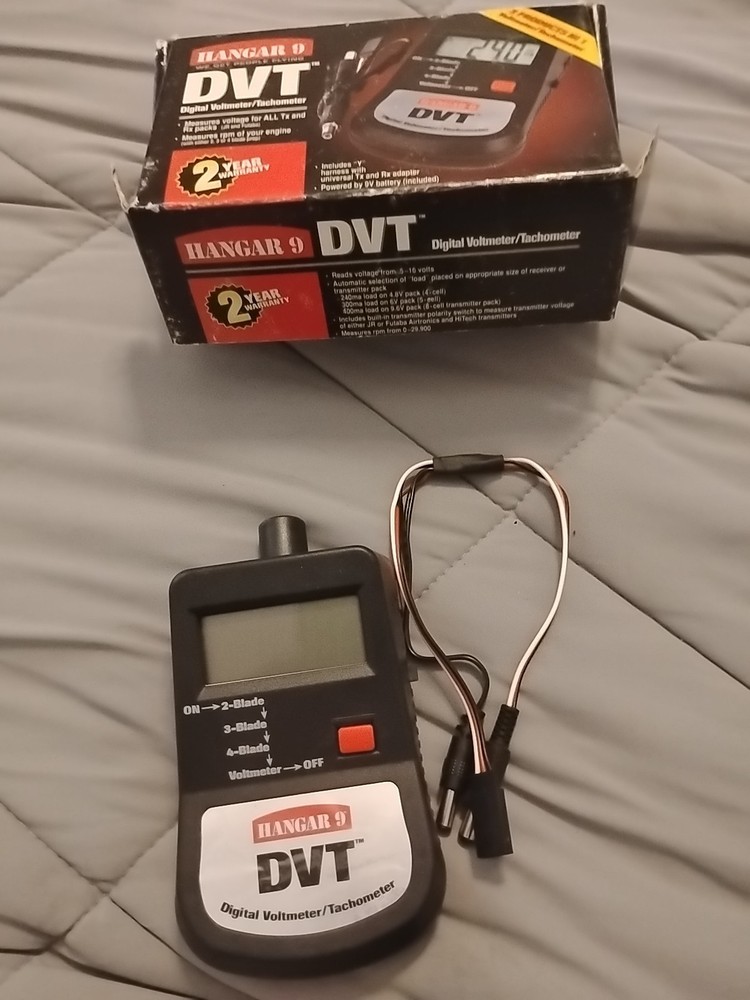 Hangar 9 DVT Digital Voltmeter / Tachometer