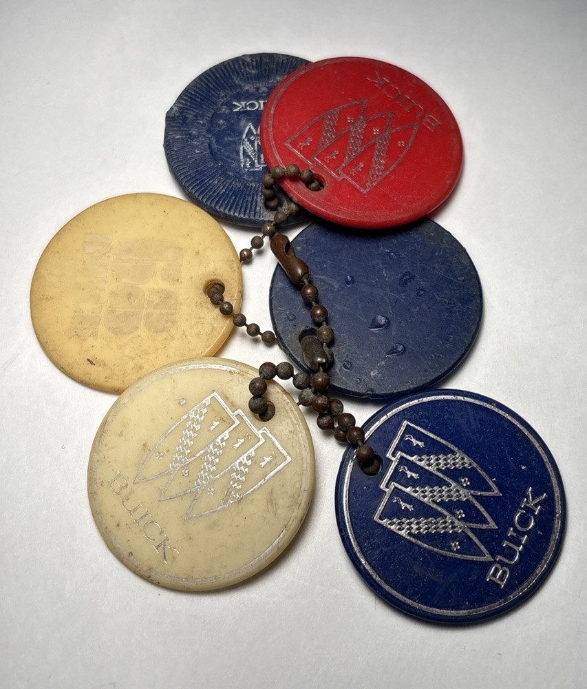 Buick Plastic Keychains -FLINT MICHIGAN