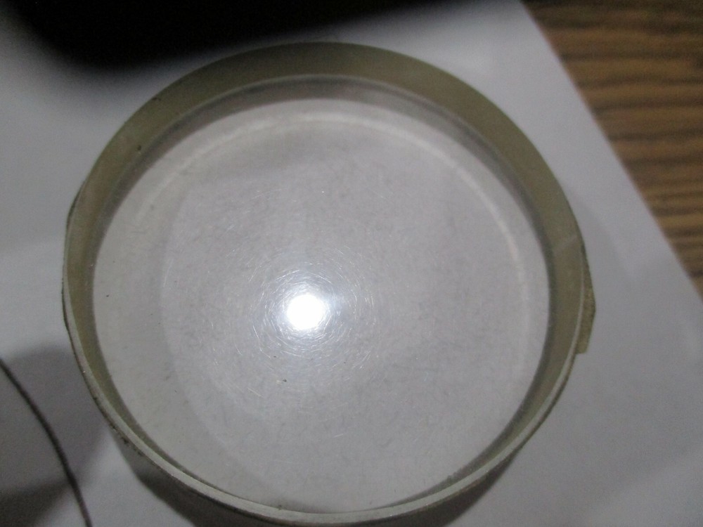 LapMaster / Crane Packaging: Q 1/2 Lightband Quartz Flatness Tester. 2" Dia.