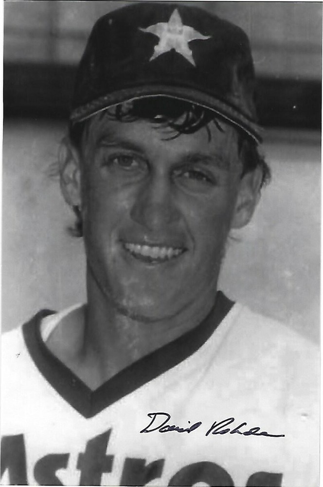 Autographed/Signed 4x6 Postcard-Dave Rohde Houston Astros