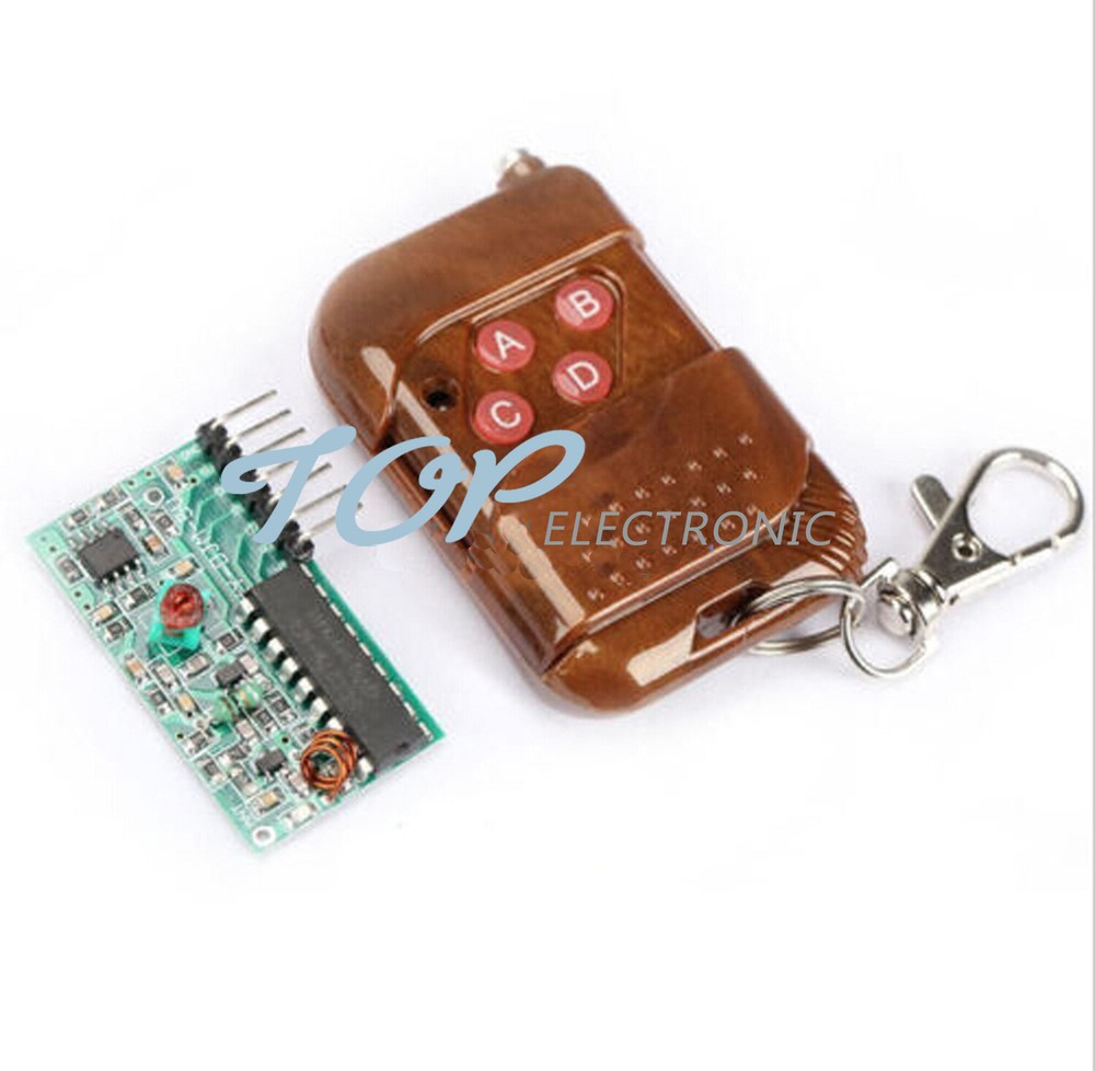 2PCS IC 2262/2272 4 CH Key Wireless Remote Control 315MHZ Receiver module