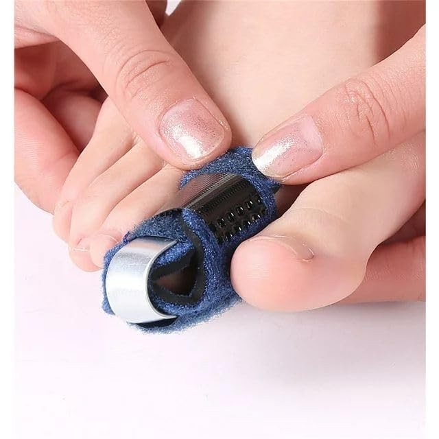 2Pcs Blue Small Toe Splints for Straightening Hammer Toe Corrector Toe