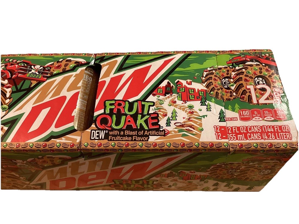 2022 Mtn Dew Fruit Quake 12 Pack
