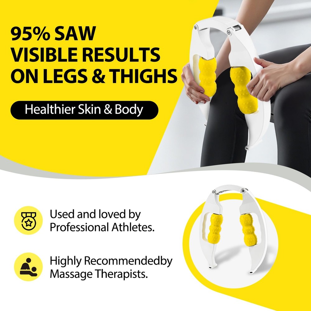 Massager Roller for Cellulite and Lymphatic Drainage,Deep Tissue Foam Roller ...