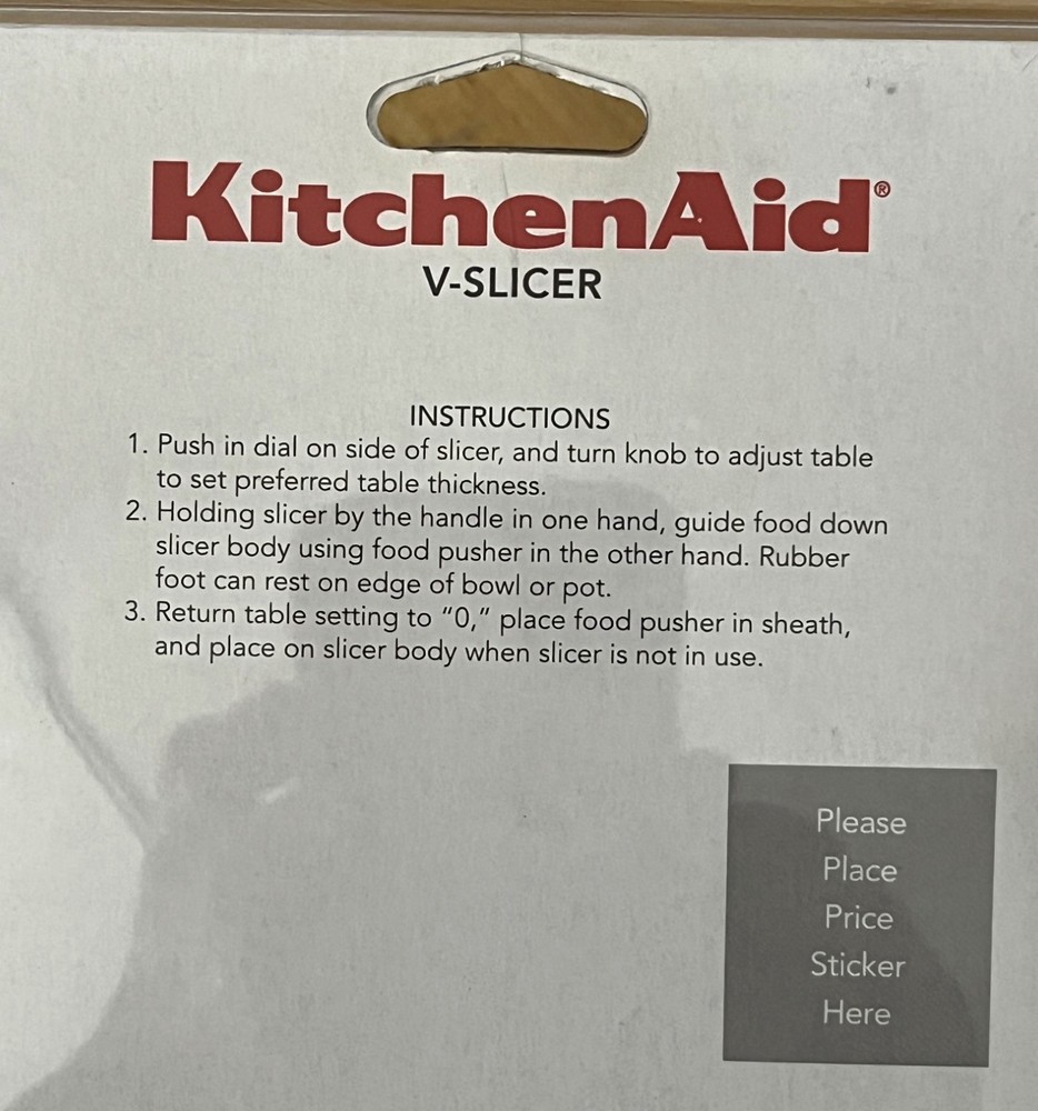 KitchenAid V-Slicer.