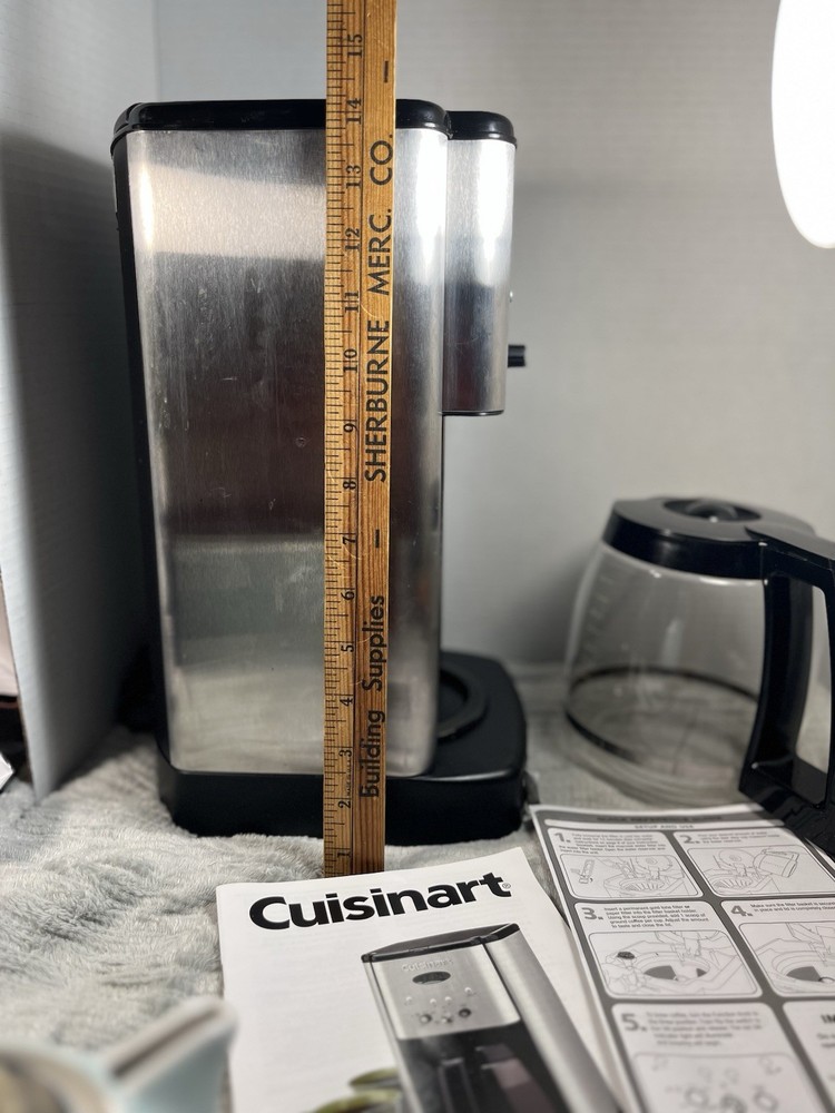 Cuisinart DCC-1200 Brew Central 12-Cup Programmable Coffee Maker Tested Works