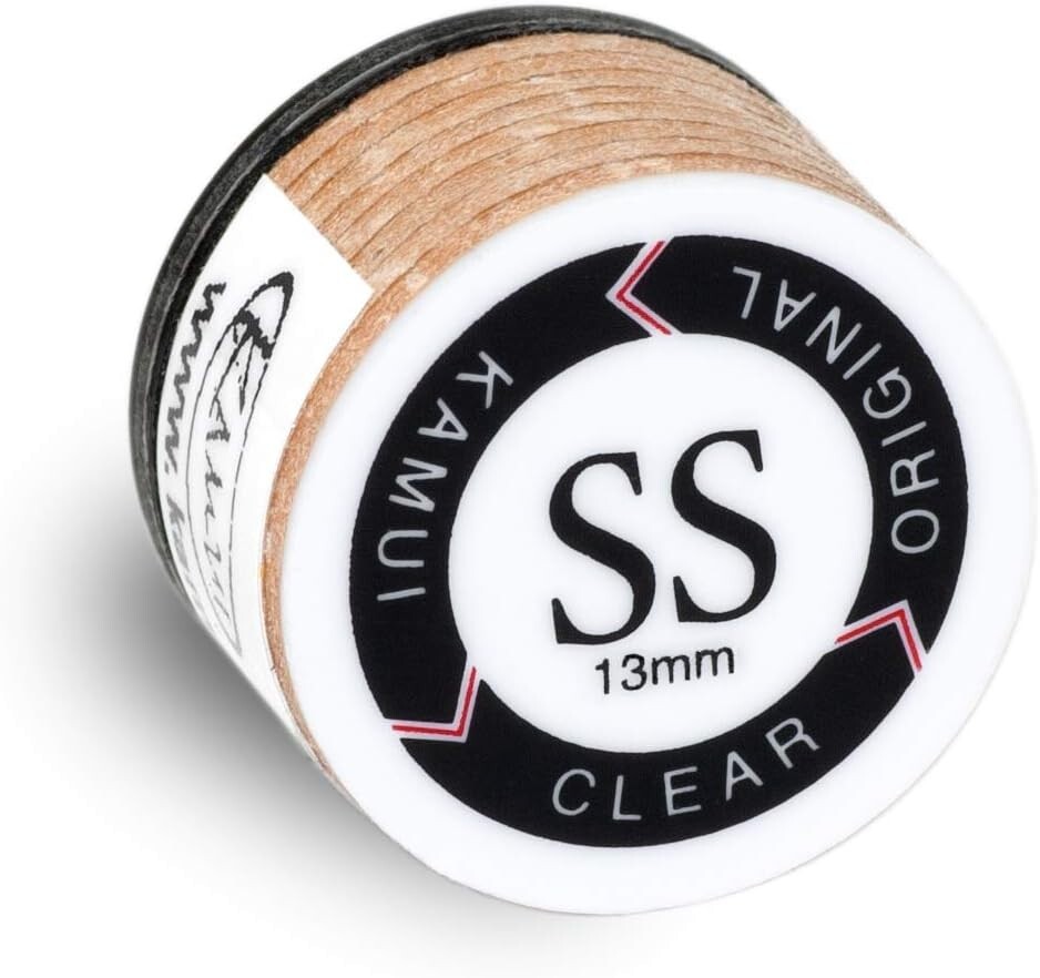 High Performance Clear Laminated Cue Tip - 13 mm - Durable and Easy Install