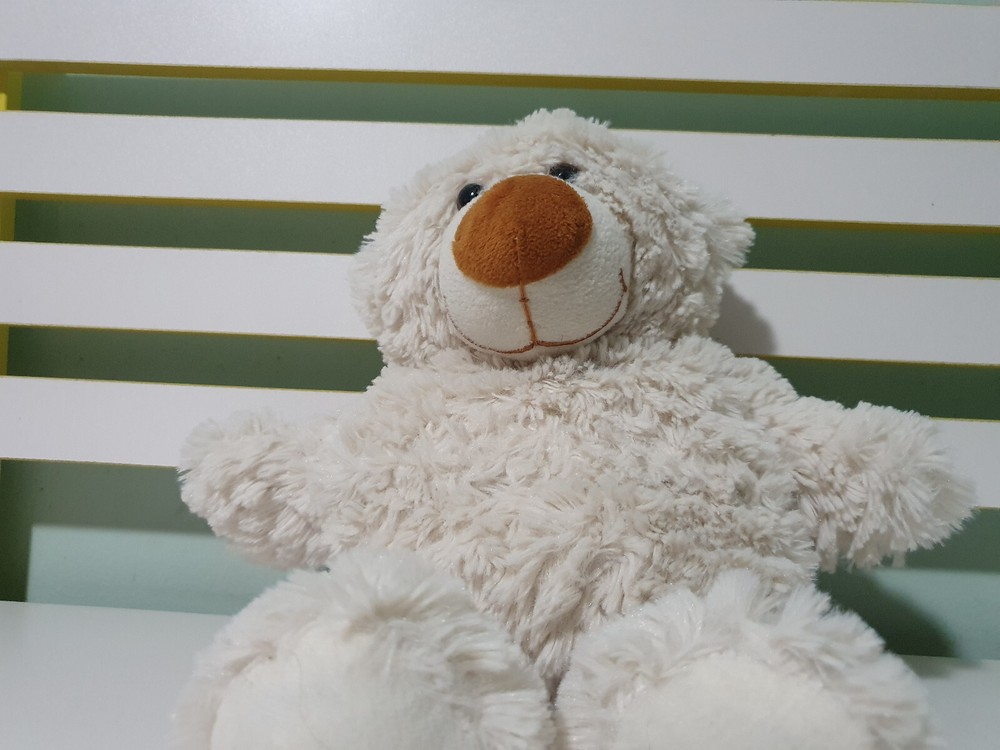 @ home teddy bear beige 32cm