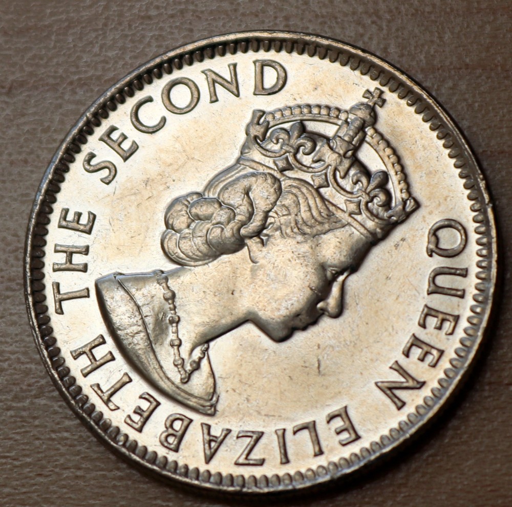 2015 Belize 25 Cents Unc.