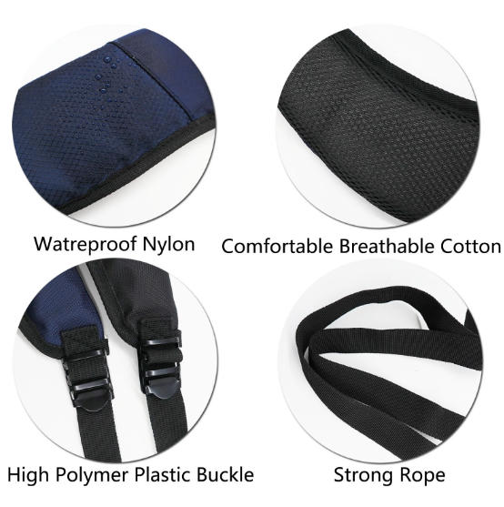 Golf Bag Strap Replacement Comfort Double Shoulder Adjustable Shoulder Strap