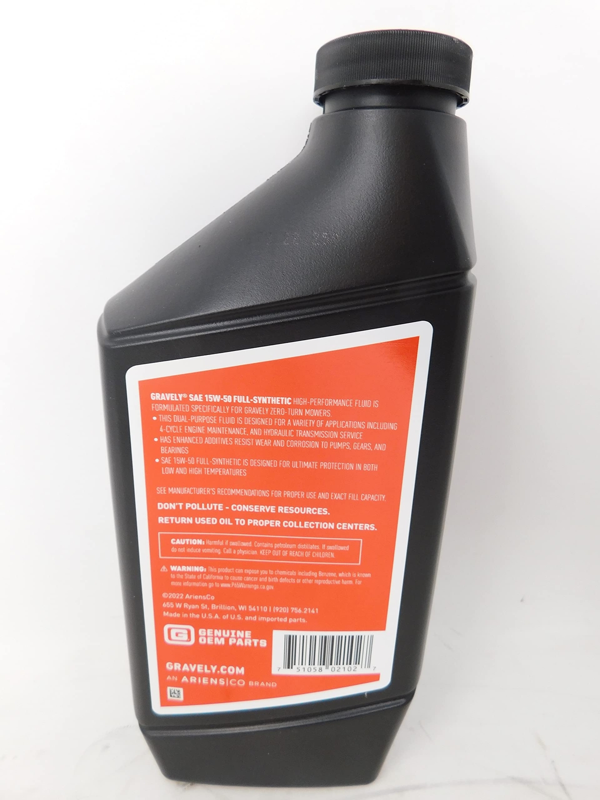 Ariens Gravely Hydraulic Oil 32oz Bottle