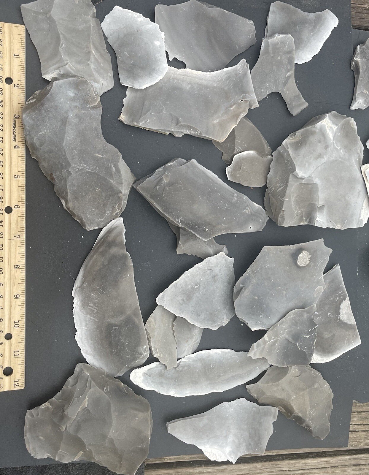 3 Pounds Of High Quality Georgetown FlintSpalls( Big Spalls) Flint Knapping